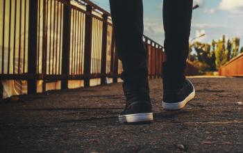 Picture of walking feet